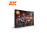 Ak interactive peinture acrylique 3G Set AK11762 COFFRET SIGNATURE PERSONNAGES HISTORIQUES S. XVI-XVIII PAR PEPE GALLARDO