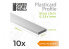 Green Stuff 503233 uPVC Plasticard Profilé Extra-fin 0,25x1 mm