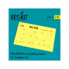 ResKit kit d'amelioration avion RSM32-0009 Masques de peinture MiG-29UB pour Trumpeter 1/32