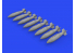 Eduard kit d'amelioration brassin 672278 Bombes freinées 1000lb Britannique 1/72