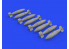 Eduard kit d'amelioration brassin 672278 Bombes freinées 1000lb Britannique 1/72