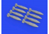 Eduard kit d'amelioration brassin 672278 Bombes freinées 1000lb Britannique 1/72