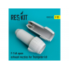ResKit kit d'amelioration avion RSU32-0053 Tuy&egrave;re F-14A Tomcat ouverte pour Kit Trumpeter 1/32