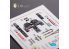 Kelik Decals 3D K72002 Décalcomanies 3D intérieures de la première série du F-5E Tiger II pour le kit Dream Model 1/72