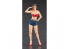 Hasegawa maquette figurine 52307 12 Collection de figurines réelles n ° 12 "Pin-up Girl" 1/12