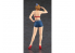 Hasegawa maquette figurine 52307 12 Collection de figurines réelles n ° 12 "Pin-up Girl" 1/12