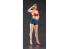 Hasegawa maquette figurine 52307 12 Collection de figurines réelles n ° 12 "Pin-up Girl" 1/12
