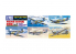 Aoshima maquette avion 59432 Set d'avions Britanniques pour porte-avions 1/700