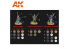 Ak interactive peinture acrylique 3G Set AK11764 COFFRET RAFA ARCHIDUQUE SPÉCIAL GUERRE CIVILE AMÉRICAINE 28MM