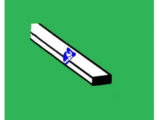 EVERGREEN 158 baguette 360x1.5x4.8mm