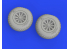 Eduard kit d'amelioration brassin 672282 Roues diamond tread P-51B/C Arma Hobby 1/72