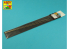 Aber accessoire KR15 Barres carrées laiton 1,5 mm longueur 245mm x2 pcs