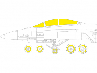 Eduard Express Mask EX849 F/A-18F TFace Hobby Boss 1/48