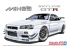Aoshima maquette voiture 59869 Nissan Skyline GT-R Mine's 2002 BNR34 1/24