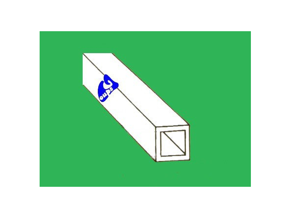 EVERGREEN 253 tube carre 360x4.8x4.8mm