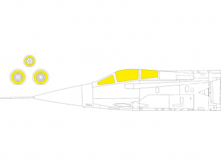 Eduard Express Mask EX850 F-104A/C Kinetic 1/48