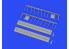 Eduard kit d'amelioration avion brassin Print 648737 Volets d'atterrissage Focke Wulf Fw 190D Eduard 1/48