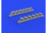 Eduard kit d'amelioration brassin Print 672284 Pipes d'échappement S-199 Eduard 1/72