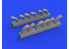 Eduard kit d'amelioration brassin Print 672286 Pipes d'échappement Focke Wulf Fw 190D IBG 1/72