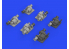 Eduard kit d'amelioration brassin Print 653003 Treuilles électriques navires USN 1/350