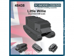 FC MODEL TREND accessoire résine 48438 Little Willie 1/48