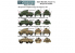 FC MODEL TREND décalcomanies 48201 M8, M20, Panzer IV &amp; Stug III en Espagne 1/48