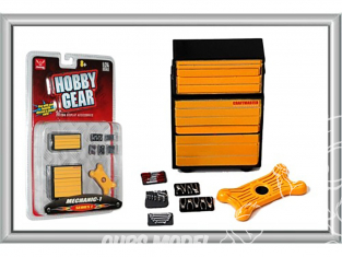 Hobby Gear accessoire diorama monté peint 16051 Set mécanique 1 1/24