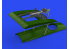 Eduard kit d'amelioration avion brassin Print 648726 Sopwith Camel Comic Lewis guns Eduard 1/48
