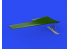 Eduard kit d'amelioration avion brassin Print 648752 Skis train d'atterrissage Z-126/226 Eduard 1/48