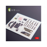 Kelik Decals 3D K48008 D&eacute;calques 3D int&eacute;rieurs TBD-1A Douglas pour kit/48