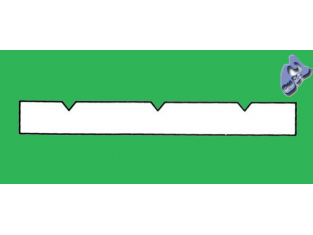 EVERGREEN 4188 plaque rainurée 4.8mm 292x152x1mm