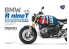 MENG MT-003T BMW R nineT Option 719 Mars Red/Cosmic Blue Pré-peinte 1/9