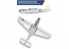 Academy maquette avion 12341 Curtiss P-40N Warhawk bataille d'Imphal 1/48