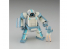 HASEGAWA maquette avion 64793 Mechatro Chunk No.02 "Grayish Mintha" avec fille de soutien 1/35