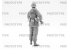 Icm maquette figurine 16013 Soldat de la brigade du génie d'assaut et sapeur 2CB 1/16