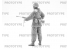 Icm maquette figurine 16013 Soldat de la brigade du génie d'assaut et sapeur 2CB 1/16