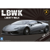 Aoshima maquette voiture 59906 LAMBORGHINI Huracan LBWK Liberty Walk 1/24