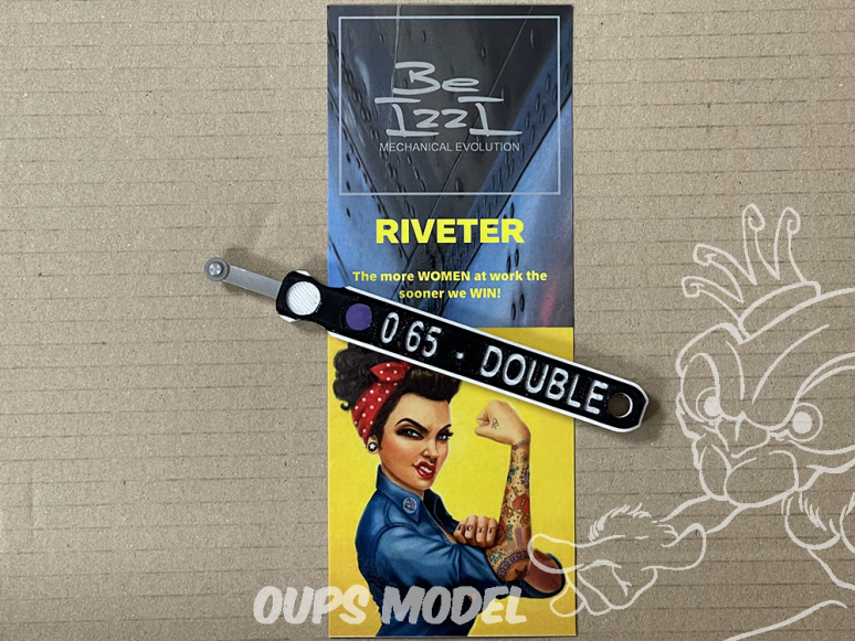 Be Izzi outillage Double 0,65 Outil gravure de rivets double 0.65 1/48