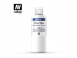 Vallejo 27.653 Vernis Polyuréthane Ultra Mat 200ml