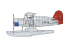 Hasegawa maquette avion 02394 Hydravion SOC-3 Seagull Machine embarquée sur l'USS Pennsylvania 2kits inclus 1/72