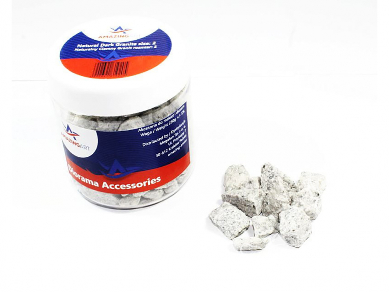 AmazingART 19205 PIERRE GRANIT FONCÉ TAILLE 2 250g
