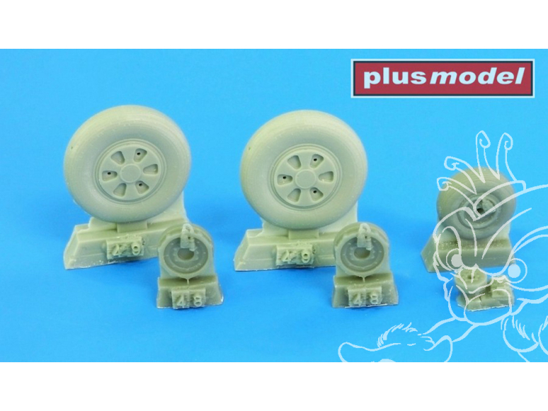 Plus Model AL4100 Mig-21 roues première version 1/48