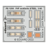 EDUARD photodecoupe avion FE1290 Harnais m&eacute;tal F4F Eduard 1/48
