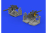 Eduard kit d'amelioration brassin Print 653008 5"/25 Caliber gun Mk.10 1/350