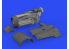 Eduard kit d'amelioration brassin Print 672299 Moteur S-199 Eduard 1/72