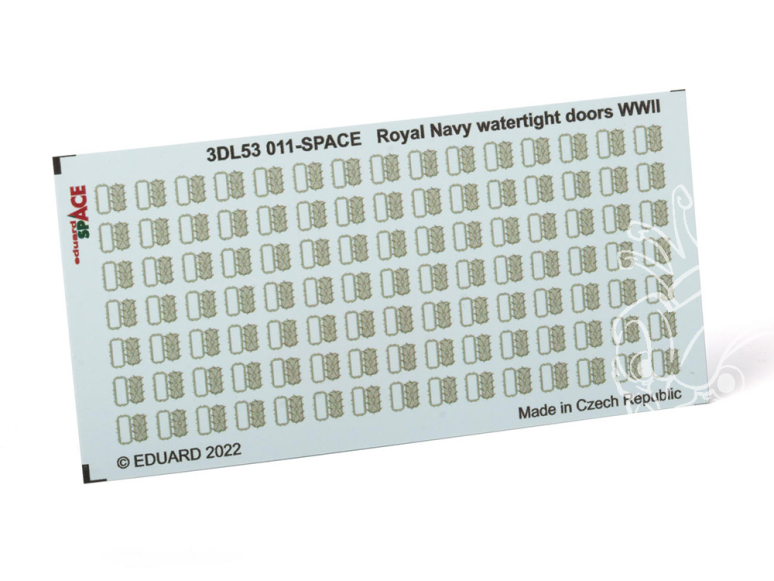 Eduard Space décalques 3D 3DL53011 Portes étanches Royal Navy WWII 1/350