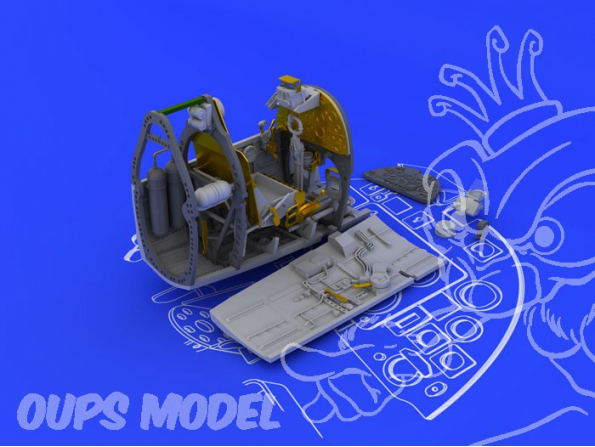 Eduard kit d&39amelioration avion brassin 648100 Cockpit Spitfire Mk.IX 1/48