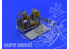 Eduard kit d&amp;39amelioration avion brassin 648100 Cockpit Spitfire Mk.IX 1/48