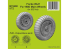 Cmk kit d'amelioration Q72400 Roues principales Focke Wulf Fw 190D-9 pour kits IBG 1/72