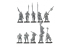 Yedharo Models figurine résine 1535 Troupe de base Echelle 30mm